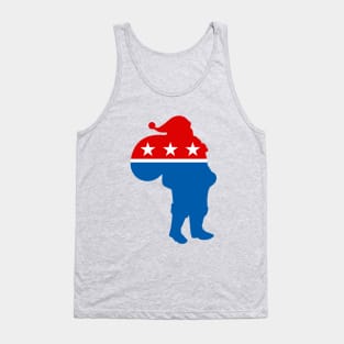 Santa Claus Christmas Political Satire Tank Top